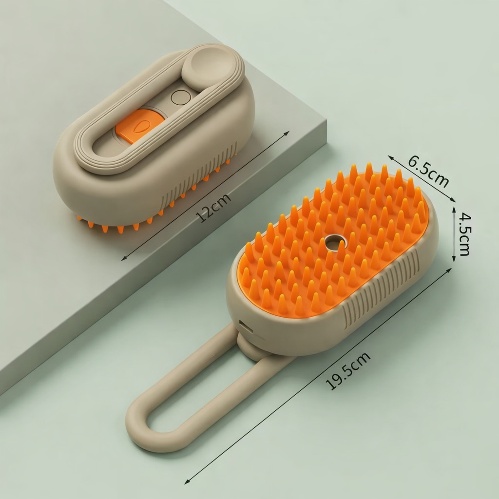 3-in-1 Steam Pet Brush